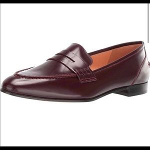 J. Crew Burnished Beet Academy Loafer 7.5